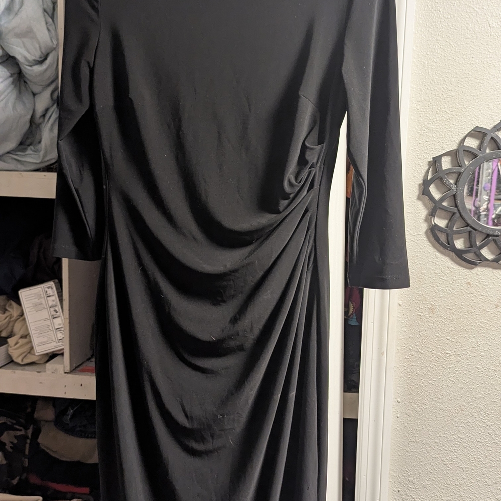 Ralph Lauren Black Long Sleeve Dress